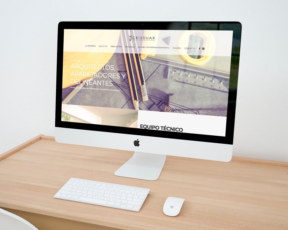 diseño de web pantalla completa