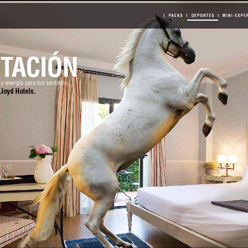 anuncio creativo para hoteles de lujo