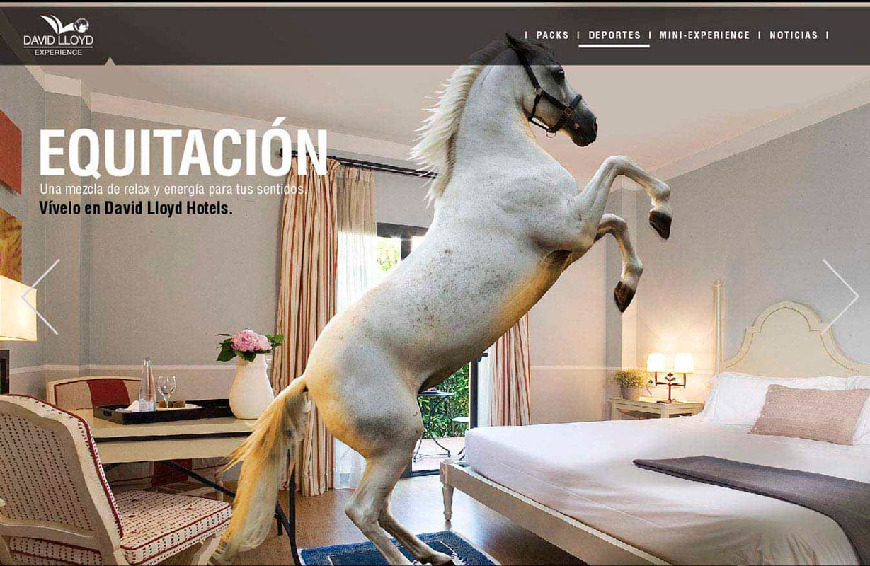 anuncio creativo para hoteles de lujo