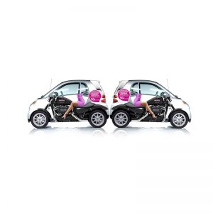 campaña creativa en coches