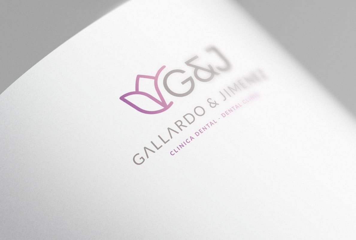 Clínica Dental, Gallardo y Jimenez, papeleria corporativa