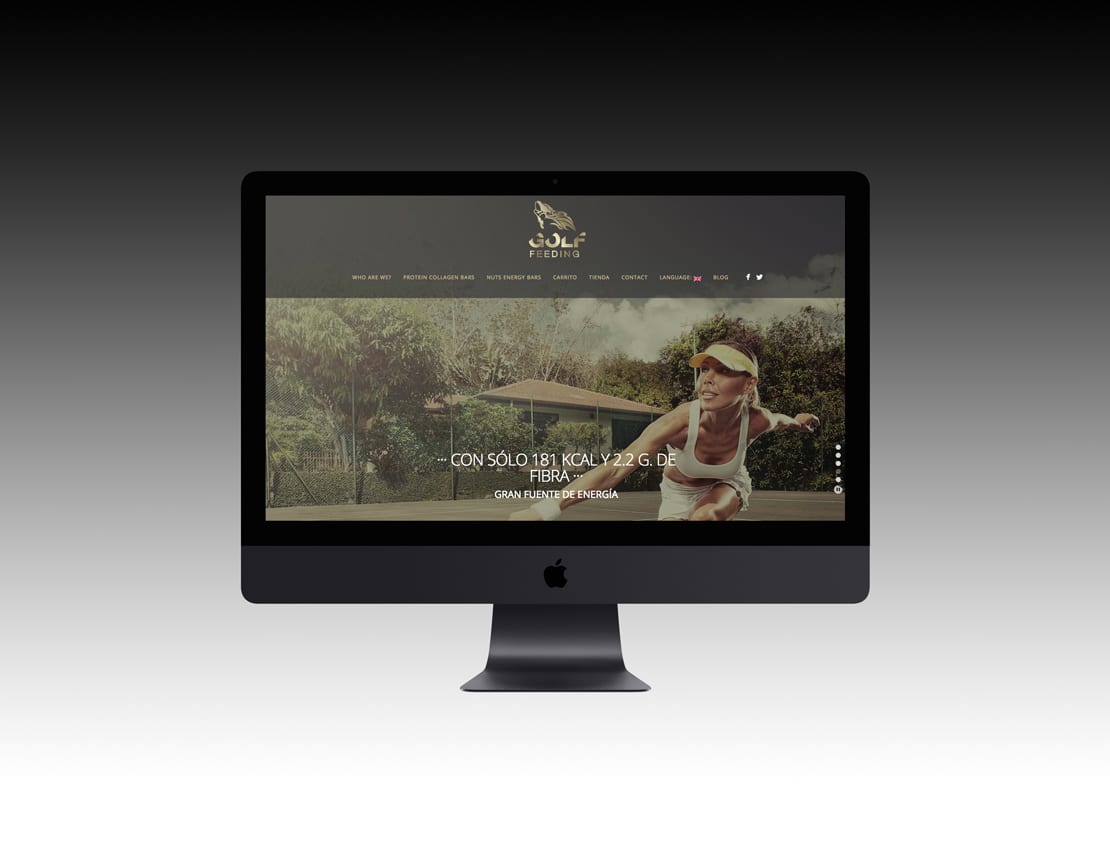 Web responsive, trabajo realizado para empresa de alimentacion