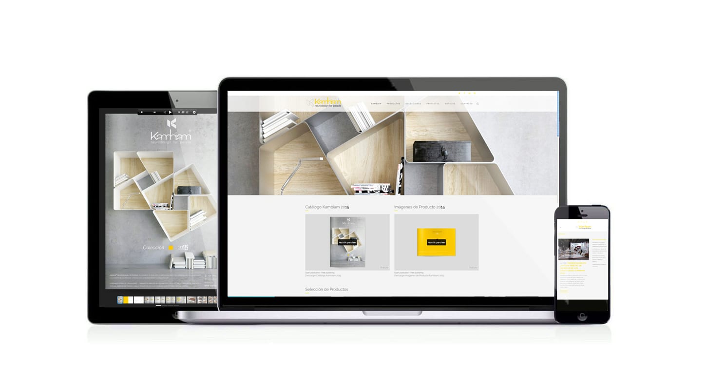 neurodesign for people, diseño web para empresa de muebles personalizados