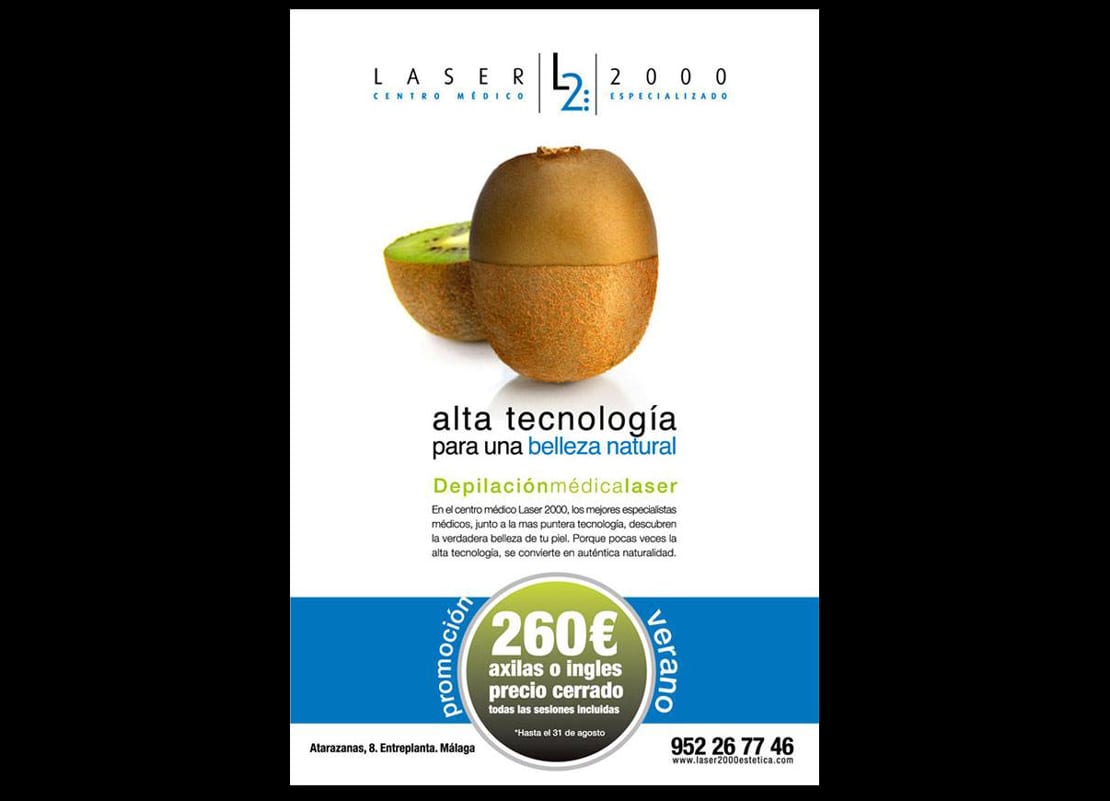 campaña creativa belleza kiwi