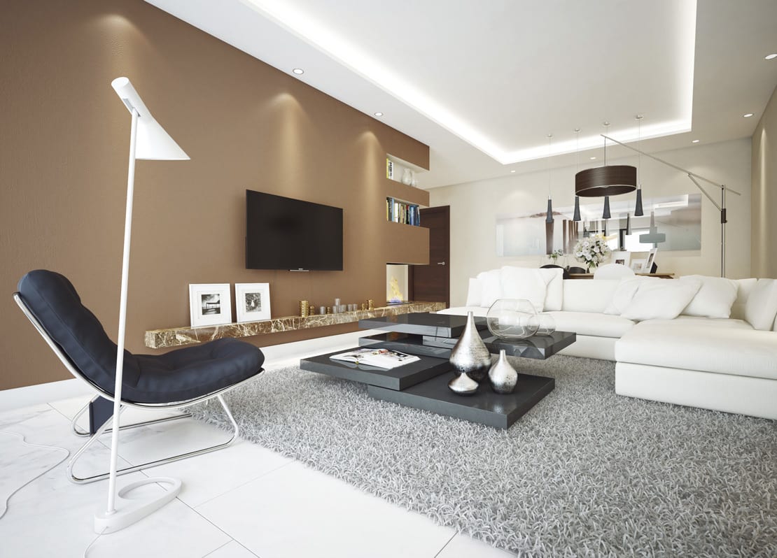 salon hecho en 3d, imagen realista