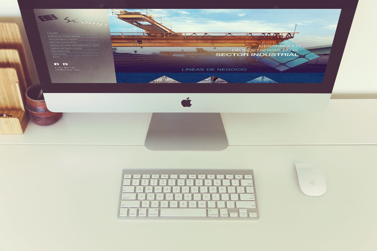 desarrollo web para empresa de energia