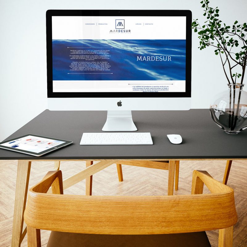 MARDESURMÁLAGA proyecto web realizado para mardesur