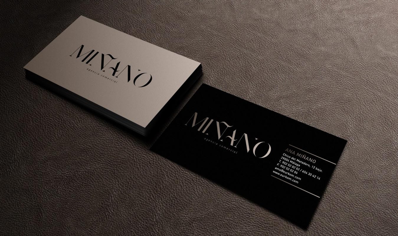 tarjetas de visita para empresa de muebles