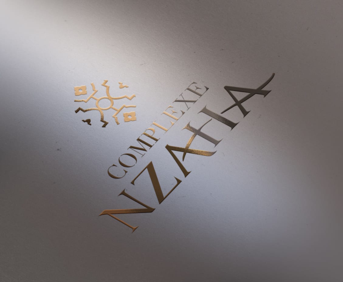 diseño de logo en estampacion cobre