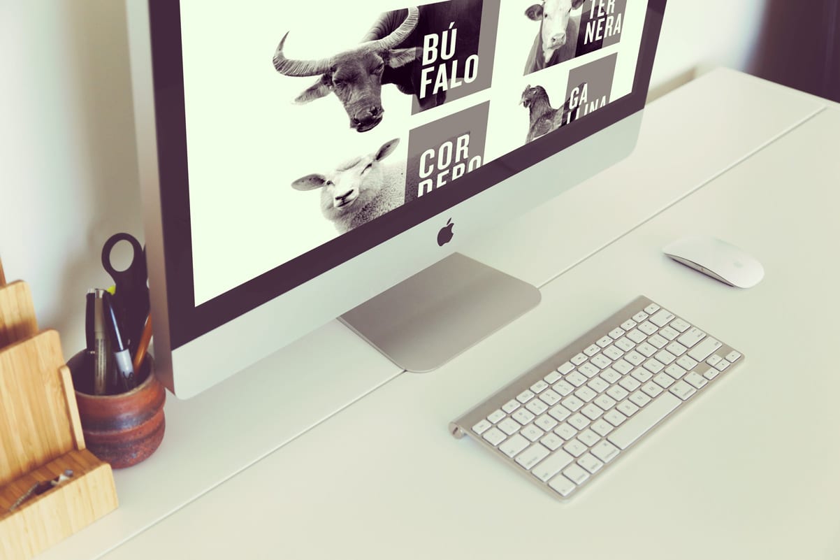 diseño web para empresa alimenticia