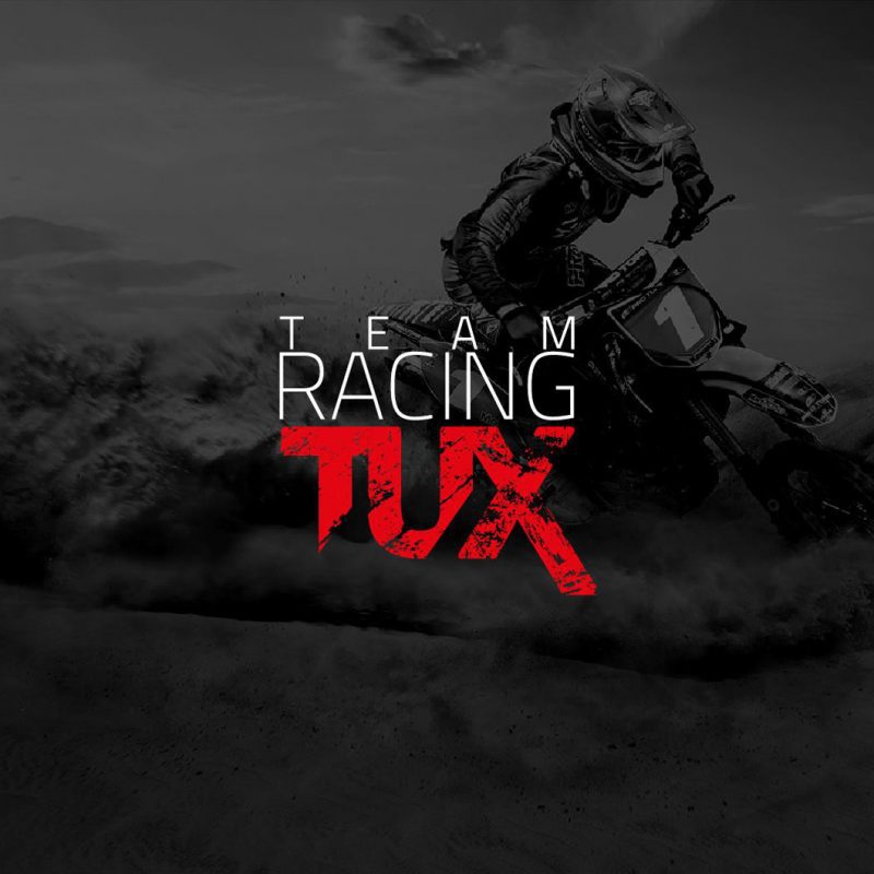 Team racing tux, diseño de imagen corporativa