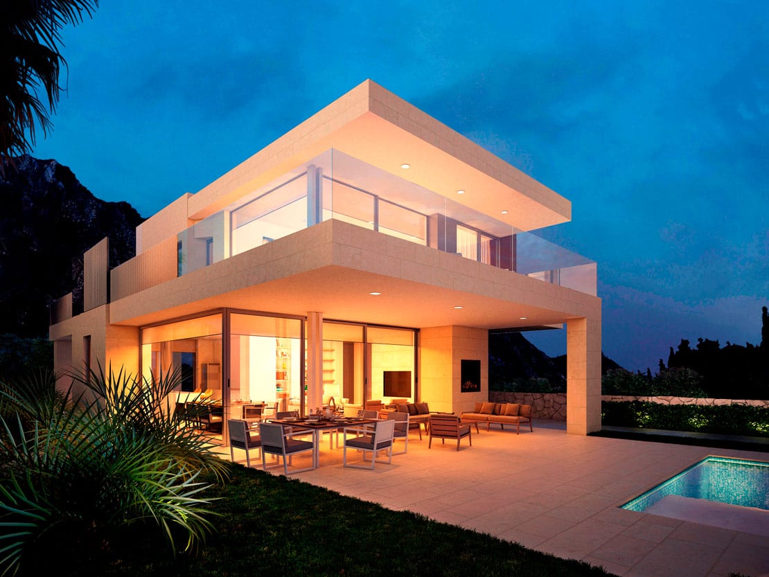Villa Tango, Marbella, Infografías 3D