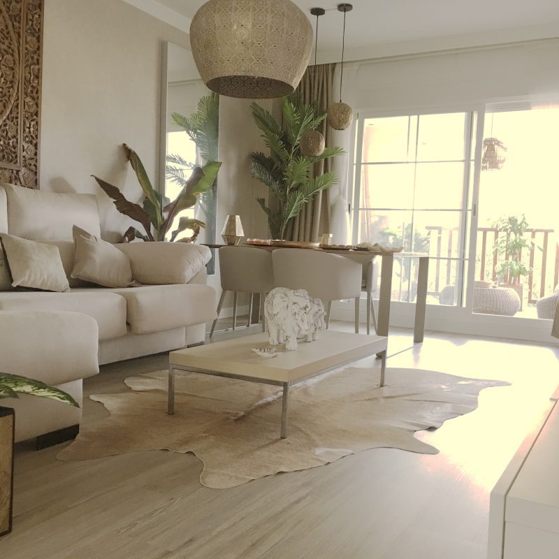 diseño de espacios interiores. salon para apartamento vacacional