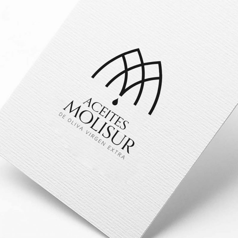 diseño de logotipo original para empresa de aceites de Málaga