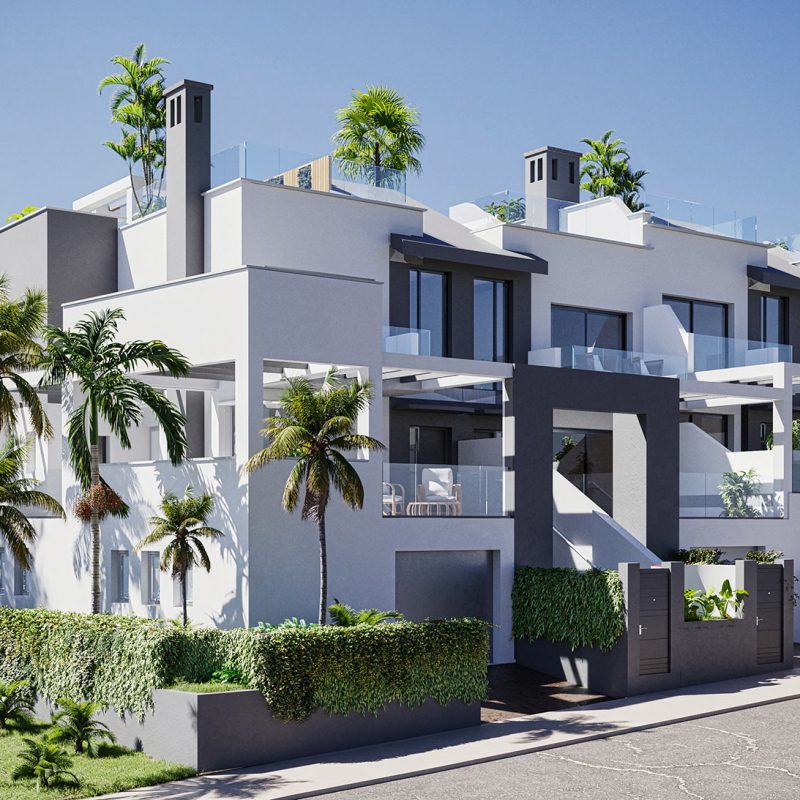 render exterior fachada