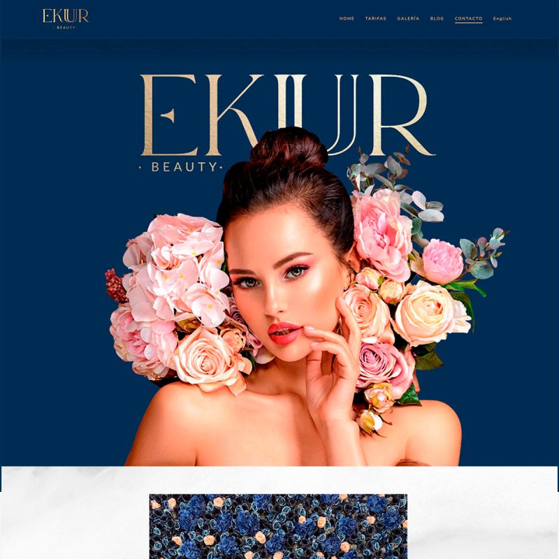 DISEÑO WEB CENTRO ESTETICA