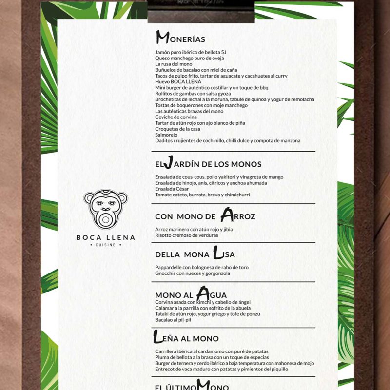 DISEÑO DE LOGOTIPO, CARTAS MENÚ