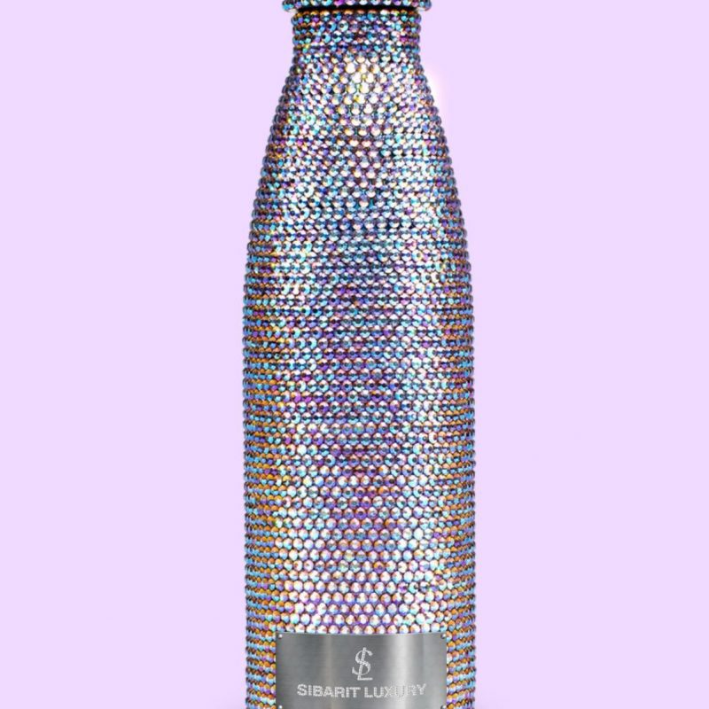 DISEÑO DE ETIQUETA EN BOTELLA DE STRASS
