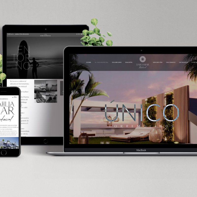 DAHLIAMAR TORREMOLINOS DESARROLLO WEB RESIDENCIAL VIVIENDAS